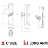 Ram Mounts UNPKG RAM DBL SOCET ARM C BALL D ILGIS