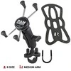 Tvirtinimo stūmoklis tvirtinamas prie RAM bėgelio U-BOLT MOUNT RAM X-GRIP 5" PHABLETAS