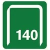 Rapid Kabės Nr140 8mm 5000 vnt plastikinė dėžutė