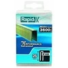 Kabės 606/25 3600vnt.6,0x1,1mm, juodos, plastikinė pak., Rapid