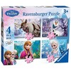 Ravensburger 4 dėlionės „Disney Ledo šalis“, 12–24 det., nuo 3 m.