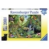 Ravensburger Dėlionė 200 vnt. - Gyvūnai džiunglėse