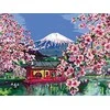 CreArt Painting: Žiemos vyšnių Japonijoje 201778 RAVENSBURGER Skaičių rašymas 40x30cm