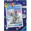 Tapymas pagal skaičius CreArt Pawsome Polar Bear su blizgučiais 20079 Ravensburger