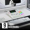 Raudonas RODECaster Pro II Baltas - podcast'ų gamybos studija, baltas