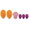 Real Techniques Sponges Set makiažo kempinėlių rinkinys (kempinėlė pagrindo tepimui x2 + mini kempinėlė x3 + kempinėlė kontūravimui)