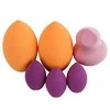 Real Techniques Sponges Set makiažo kempinėlių rinkinys (kempinėlė pagrindo tepimui x2 + mini kempinėlė x3 + kempinėlė kontūravimui)