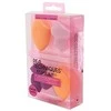Real Techniques Sponges Set makiažo kempinėlių rinkinys (kempinėlė pagrindo tepimui x2 + mini kempinėlė x3 + kempinėlė kontūravimui)