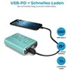 Powerbank Realpower PB-10000PD + 10000mAh mėlyna