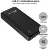 Powerbank Realpower Powerbank PB-20000 SE juoda 20.000mAh