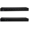 RealPower 284513 USB 2.0 RS-232 nuoseklusis keitiklis / kartotuvas / izoliatorius Juodas