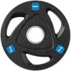 Gumuotų ketaus svarelių rinkinys 30kg (8x1.25kg + 4x2.5kg + 2x5kg), olimpinis atidarymas 51mm, REBEL ACTIVE