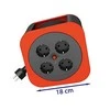 REV Cable Box S S-Box raudonas 10m maitinimo kabelis
