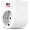 REV REV Travel Plug Traveler USA baltas