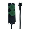 REV Multiple Socket Outlet IP44 2 kartus 1,4m