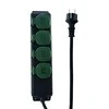 REV Multiple Socket Outlet IP44 4 kartus 1,4m