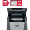 Rexel Optimum AutoFeed+ 130X Dokumentų naikiklis, Cross shredding, 4x28 mm, 55 dB, P-4, 44 L, Juoda