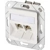 METZ CONNECT E-DAT modulis 2 port UPk Cat.6A, grynai baltas