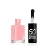 Rimmel London 60 Seconds Super Shine Nagų lakas Moterims 8 ml, 262 Ring a Ring O'Roses