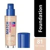 Rimmel London Match Perfection 24HR SPF20 Foundation 081 Fair Ivory, 30 ml