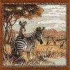 RIOLIS – Create It Yourself – Siuvinėjimo rinkinys „Savanos zebrai“ 1143 (40x30 cm)