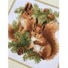RIOLIS – Create It Yourself – Siuvinėjimo rinkinys „Voverytės“ 1491 (25x25 cm)