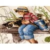 RIOLIS – Create It Yourself – Siuvinėjimo rinkinys „Pažvejokim!“ 1470 (30x30 cm)
