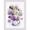 Violetinė Allium siuvinėjimo rinkinys iš RIOLIS Nr.: 1974