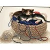 Kittens In A Basket siuvinėjimo rinkinys iš RIOLIS Nr.: 1724