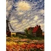 Tulpių laukas (pagal C. Monet paveikslą) - rinkinys siuvinėjimui iš RIOLIS Nr:1643