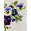 RIOLIS – Create It Yourself – Siuvinėjimo rinkinys „Našlaičių puokštė“ 1020 (24x30 cm)