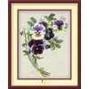 RIOLIS – Create It Yourself – Siuvinėjimo rinkinys „Našlaičių puokštė“ 1020 (24x30 cm)
