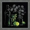 Riolis Gyvenimas su Martini 30x30 cm