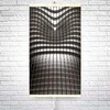 Infraraudonųjų spindulių Šildytuvas - lankstus šildymo skydelis 430W TRIO pattern 7, abstraktus, išmatavimai 100x57cm su reguliatoriumi