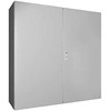 Rittal 1116000 AX Kompaktiškas korpusas 1200x1200x400 mm lakštinio plieno su plokščiu montavimu, dvigubos durys su 3 taškų užrakto sistema 1116 000