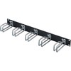 Rittal 7257.105 - Cable management panel - Juodas - Steel - 2U - 48.3 cm (19") - 482.6 mm