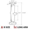 Ram Mounts UNPKD. RAM MNT. W/2 2 1/2" PAGRINDAI IR C RANGA