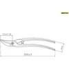 Rostex Modeco Kairiojo lakšto žirklės RUMUNIJA 250 mm - MN- 63-215