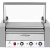 Ritininis ritininis grilis su dangteliu ir kaitinimo stalčiumi bandelėms 20 HotDog dešrelių 2600W 230V Royal Catering