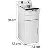Royal Catering Gruzdintuvė laisvai pastatoma elektrinė spinta 400V 10L