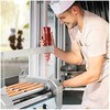 Royal Catering Grilis su dangteliu, ritininis grilis, dešrų šildytuvas, 5 suktinukai