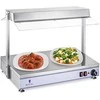Royal Catering Elektrinės kaitlentės šildymo padėklas kompaktiškas 2 halogeninės lempos 1100W 230V