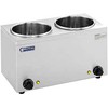 Royal Catering Bain-marie elektrinis sriubos šildytuvas 300W 230V 2 x 3,8L