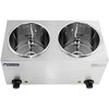 Royal Catering Bain-marie elektrinis sriubos šildytuvas 300W 230V 2 x 3,8L
