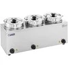 Royal Catering Bain-marie elektrinis sriubos šildytuvas 450W 230V 3 x 3,8L