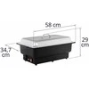 Elektrinis maisto šildytuvas GN 1/1 Royal Catering RCCD-1/1-100-KS-E
