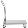 Royal Catering Sulankstomas plieno platforminis vežimėlis HoReCa platforma 70x52cm