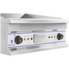 Sklandžiai grotelių plokštelė elektrinė grilis kepimui 60cm 400V Royal Catering RCG 60S