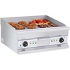 Sklandžiai grotelių plokštelė elektrinė grilis kepimui 60cm 400V Royal Catering RCG 60S