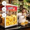Royal Catering Šiltesnė, šildoma vitrina nachos, žemės riešutams, kukurūzų spragėsiams + kaušelis